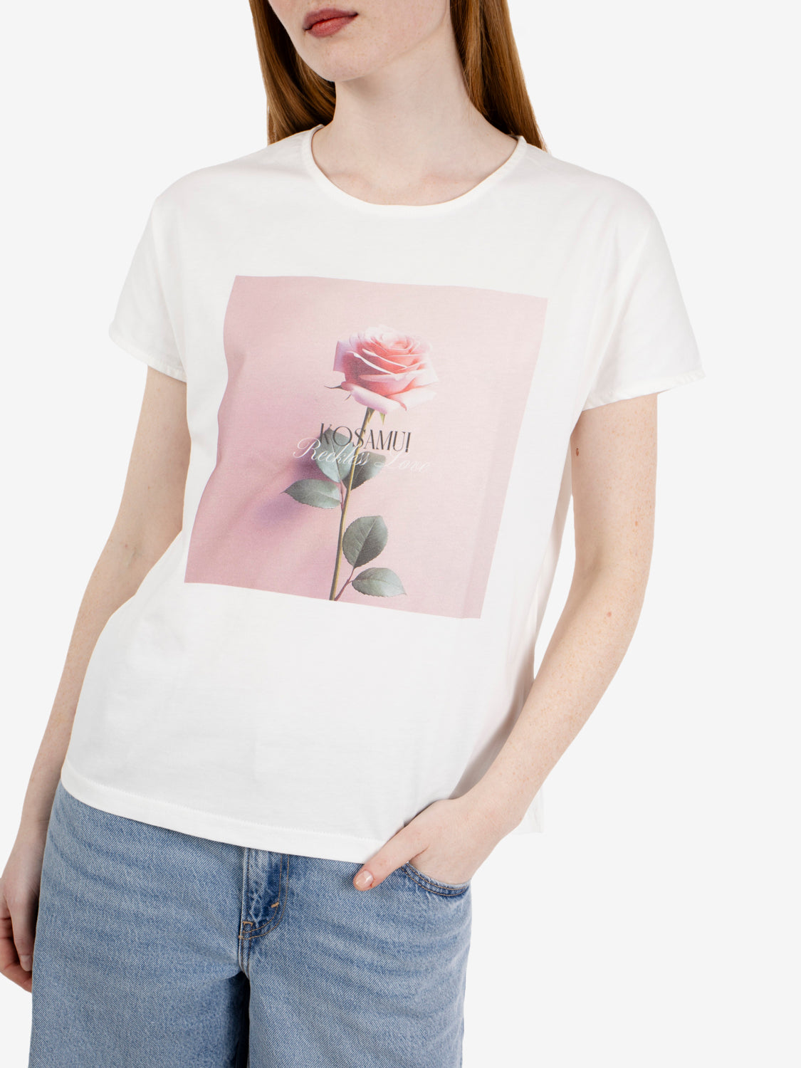 T-shirt Reckless cream