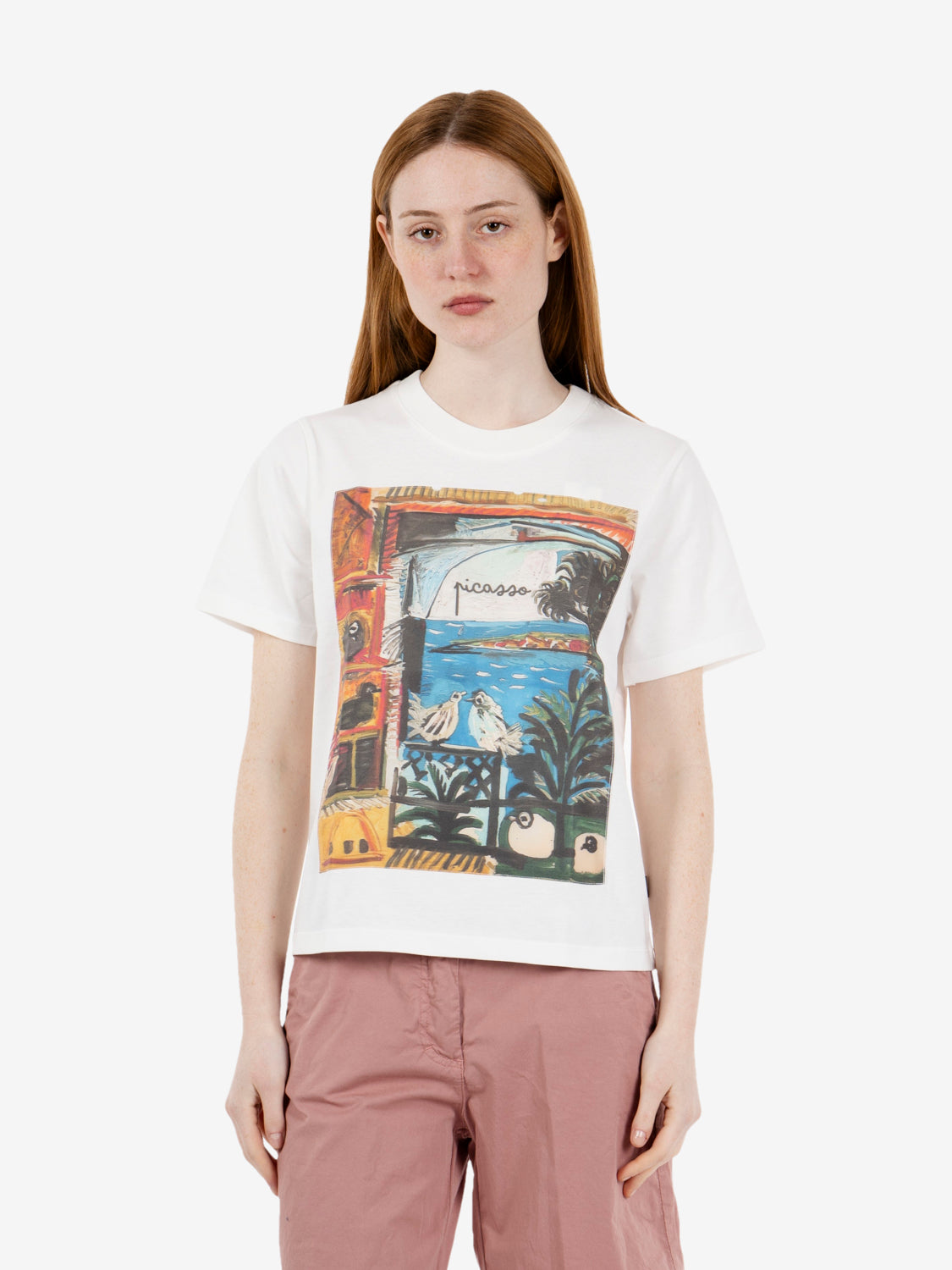 Silpica cream T-shirt