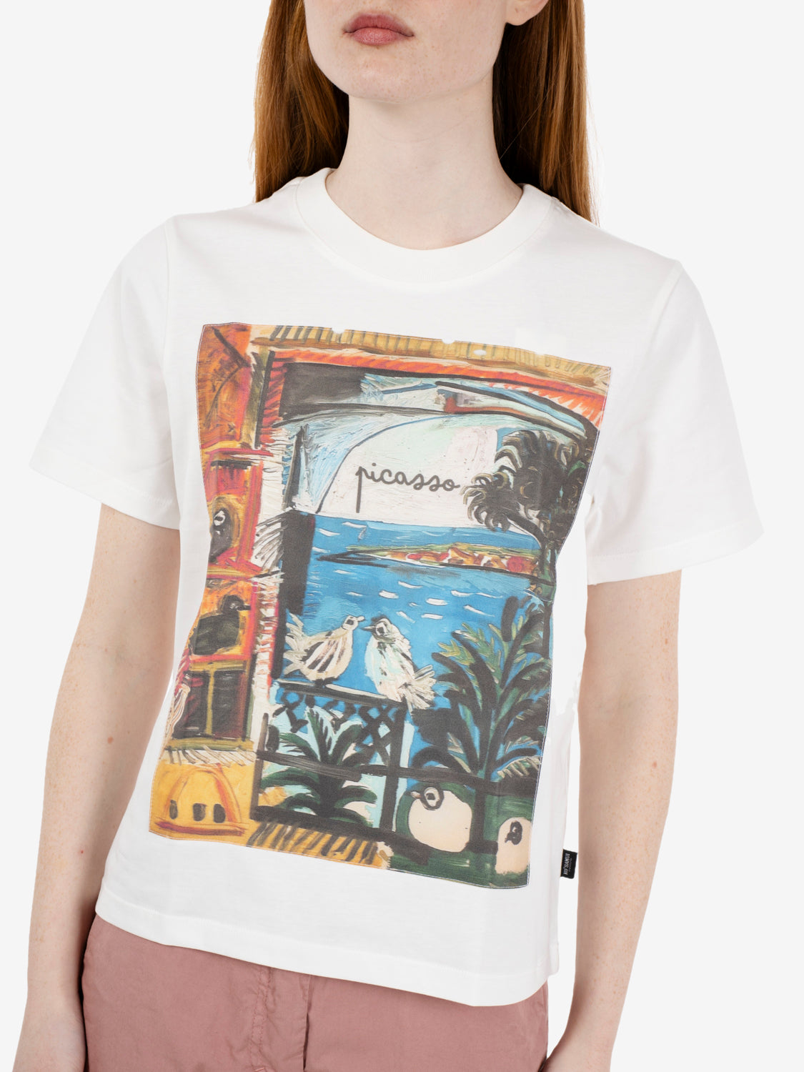 Silpica cream T-shirt