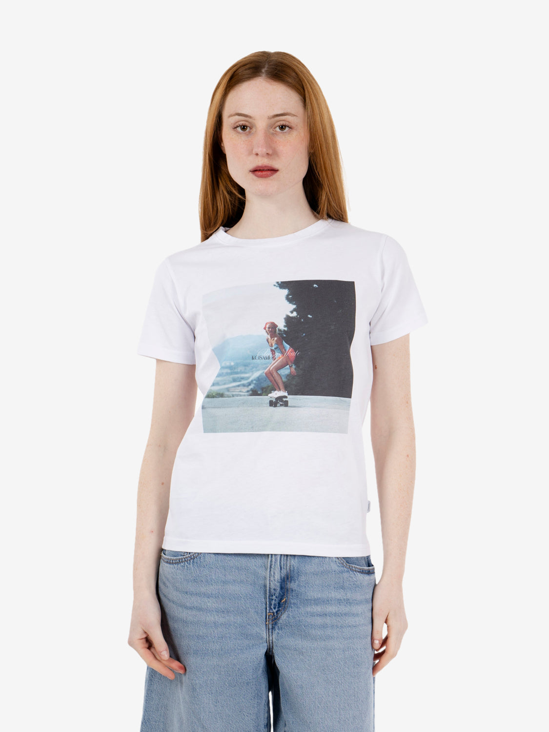T-shirt Skate white