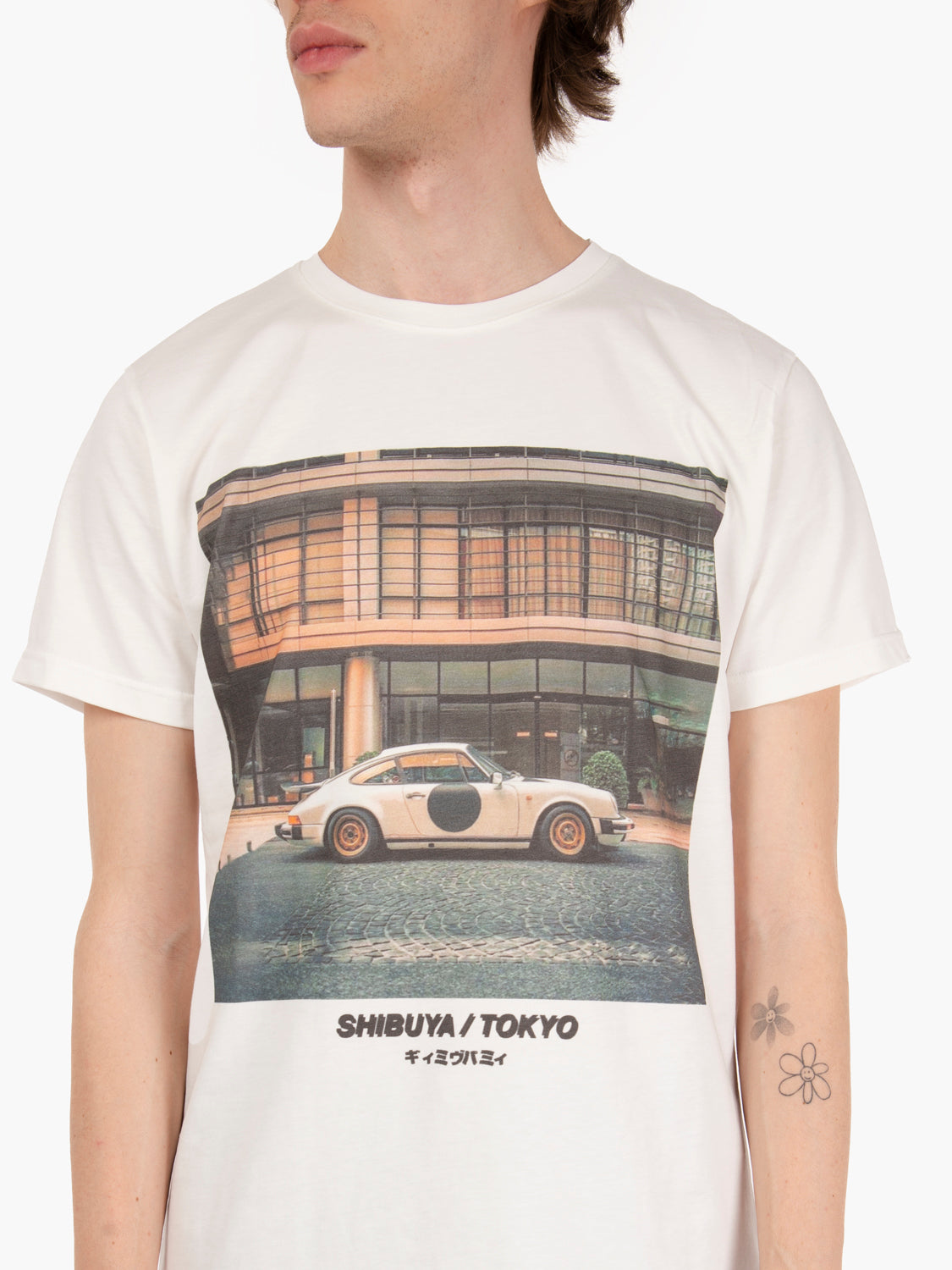 T-shirt S569 Shibuya bianco