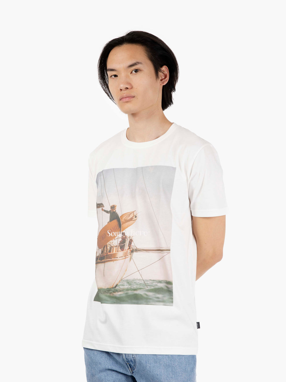 T-shirt S576 Seafarer bianco