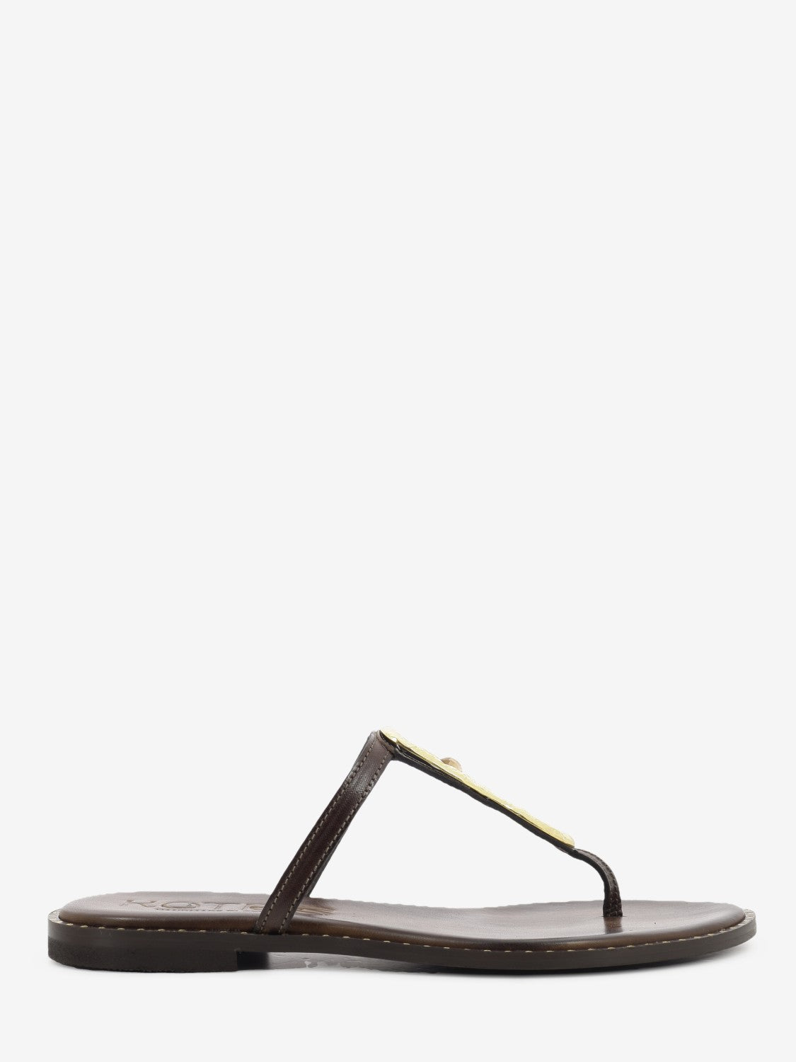 Sandalo infradito gioiello choco / gold