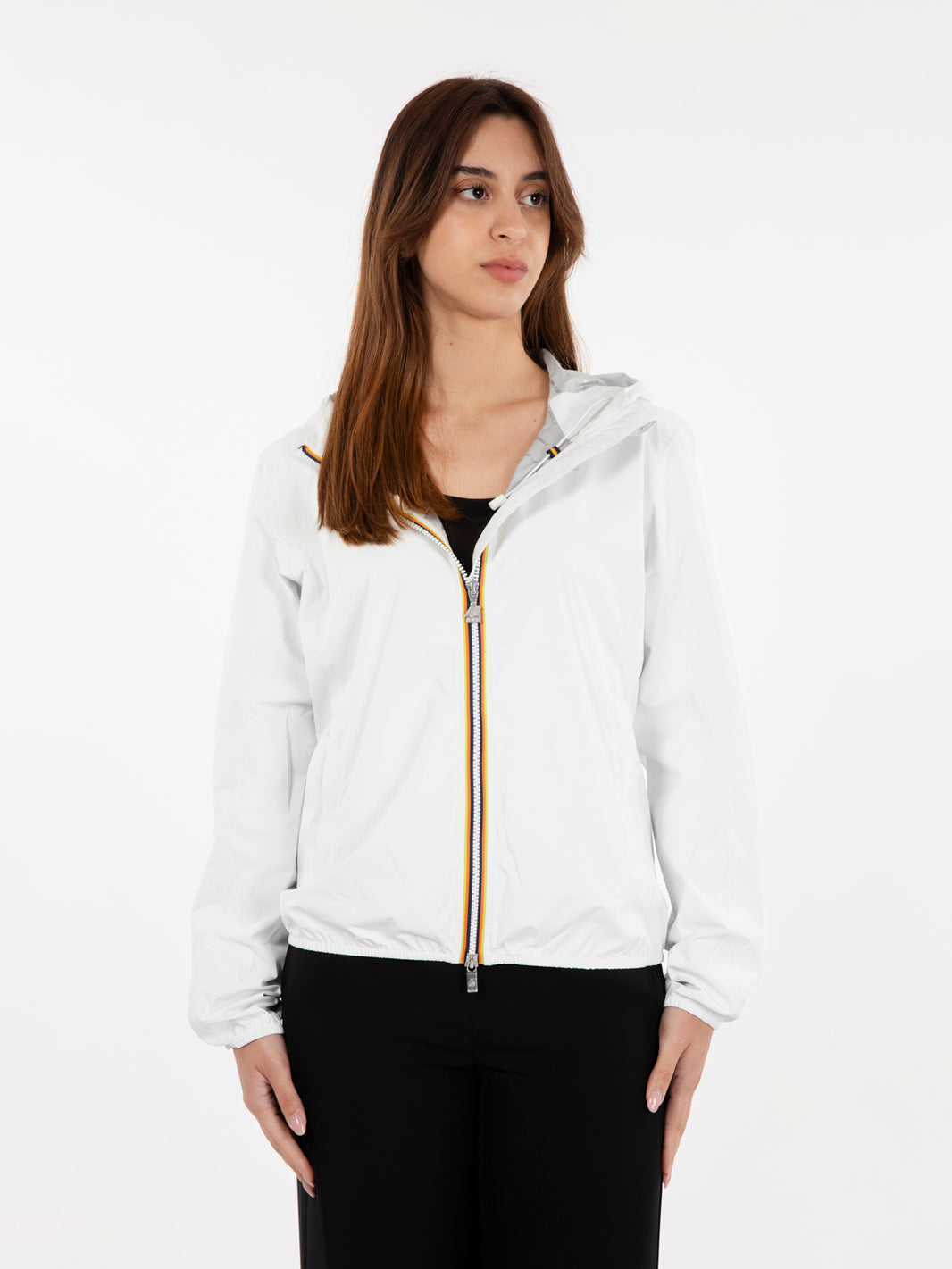 Giacca Lily Eco stretch dot white