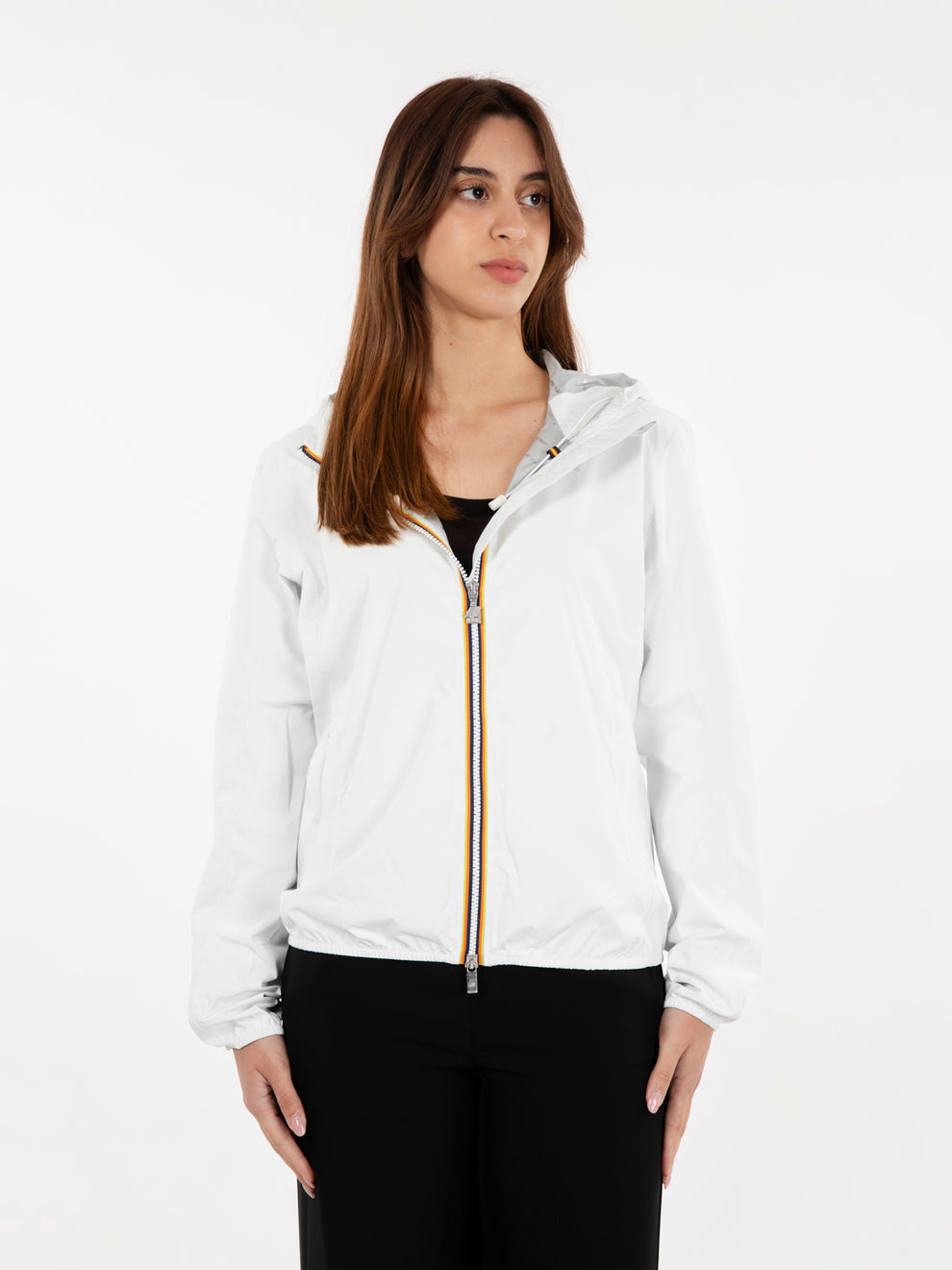 Giacca Lily Eco stretch dot white