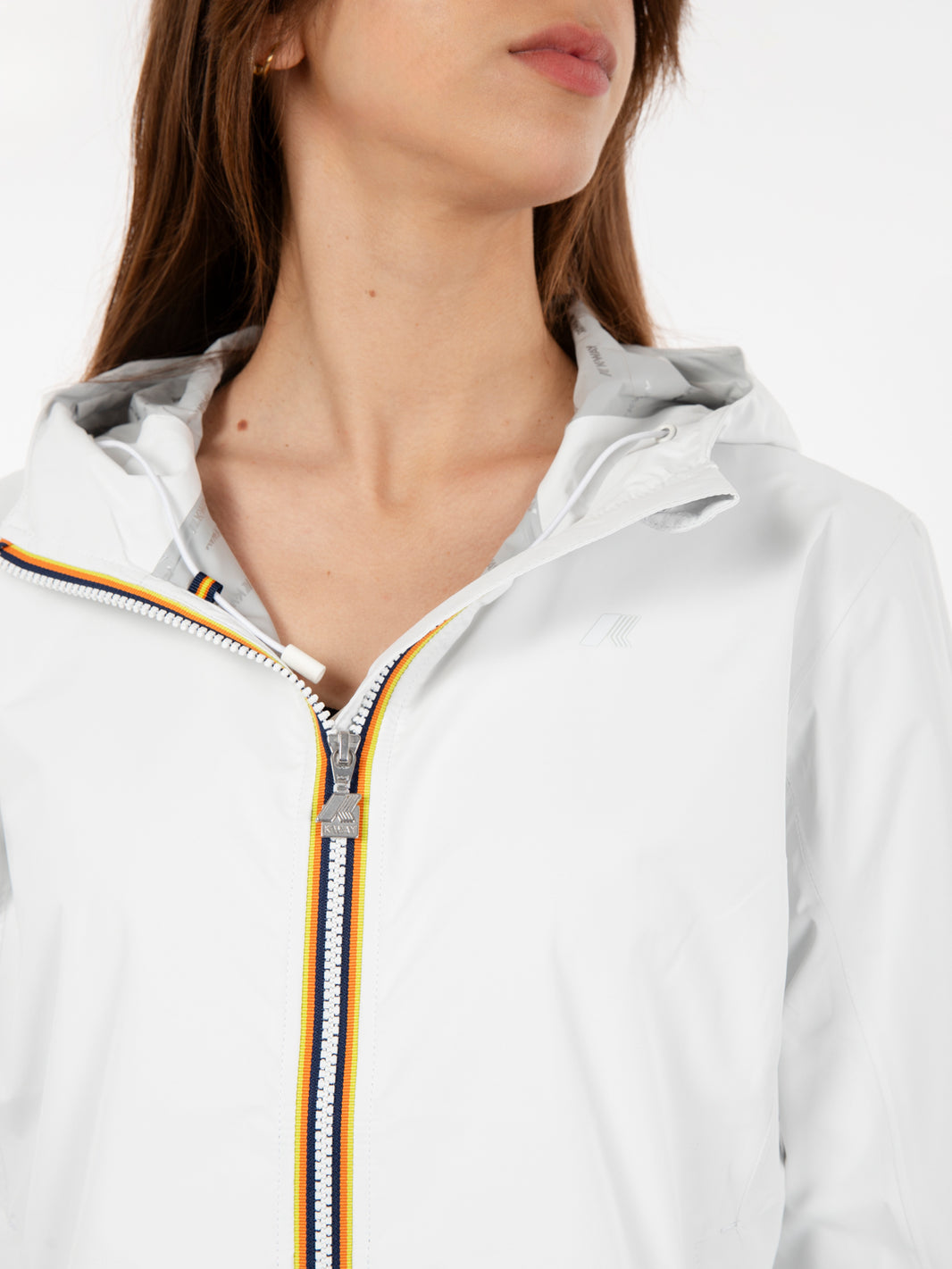 Giacca Lily Eco stretch dot white