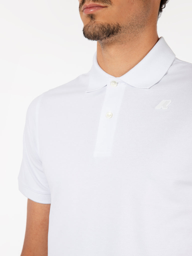 K-WAY - Polo maniche corte Amedee white