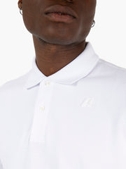 K-WAY - Polo maniche corte Amedee white
