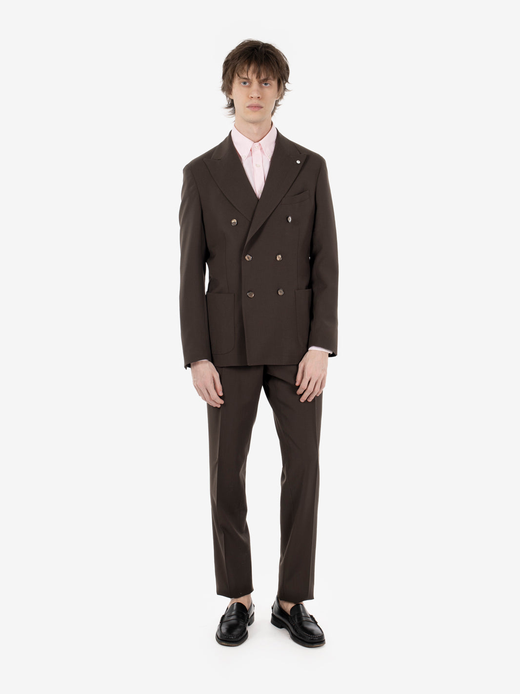 Abito doppiopetto testa di moro