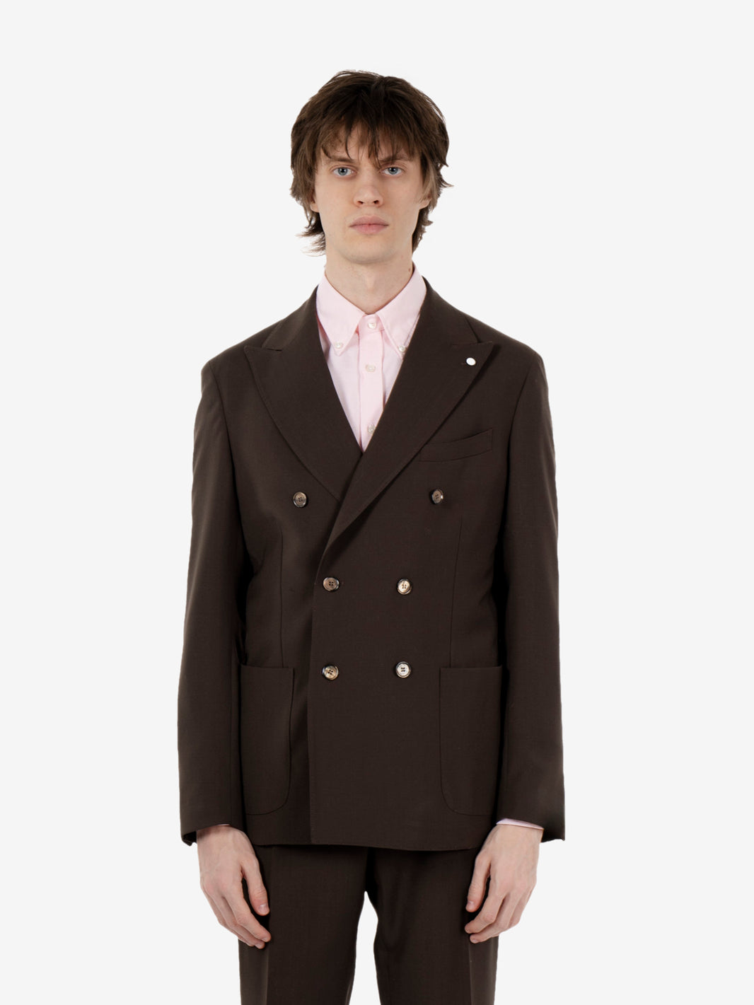 Abito doppiopetto testa di moro
