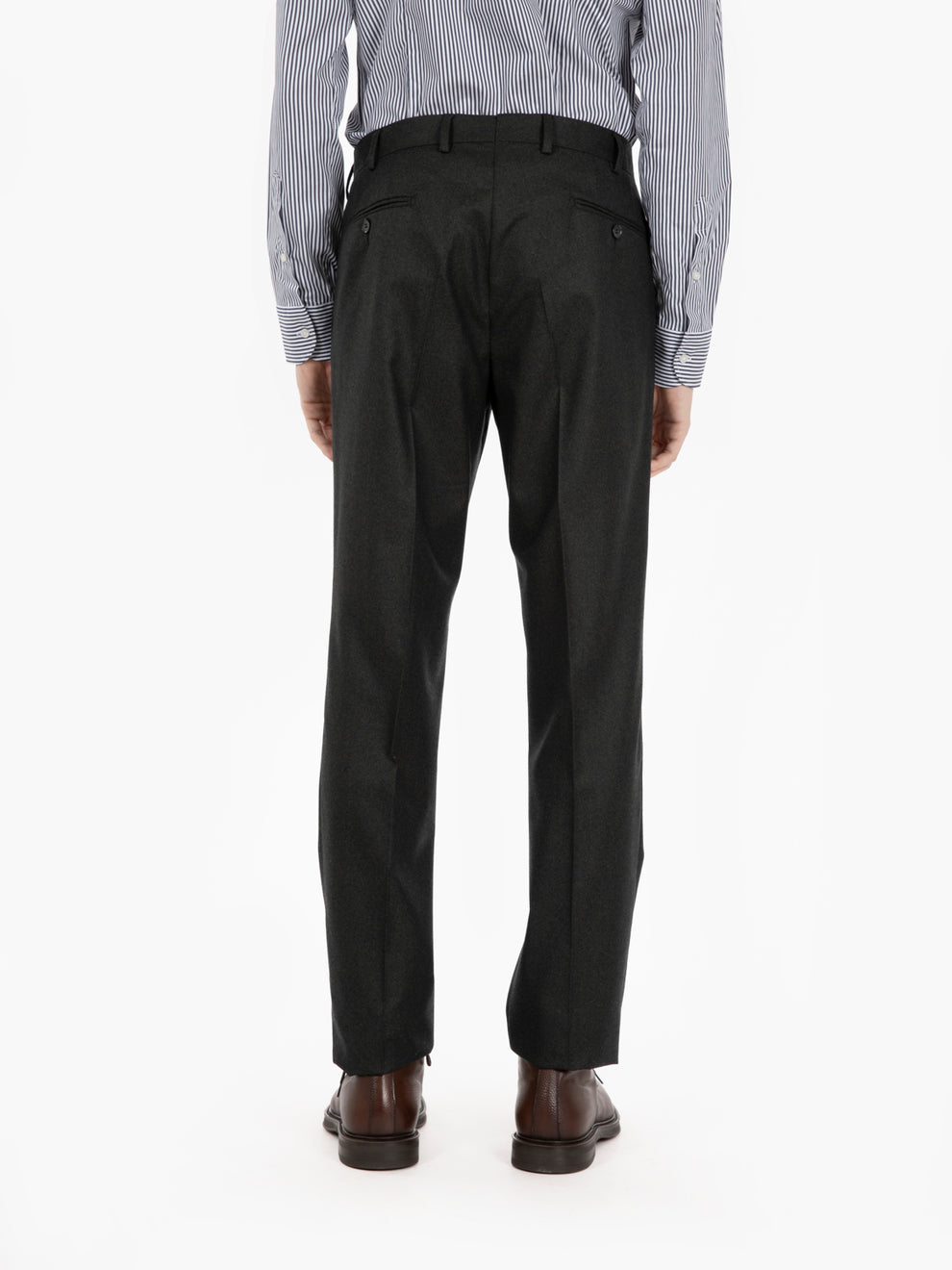 Dark green double-breasted suit