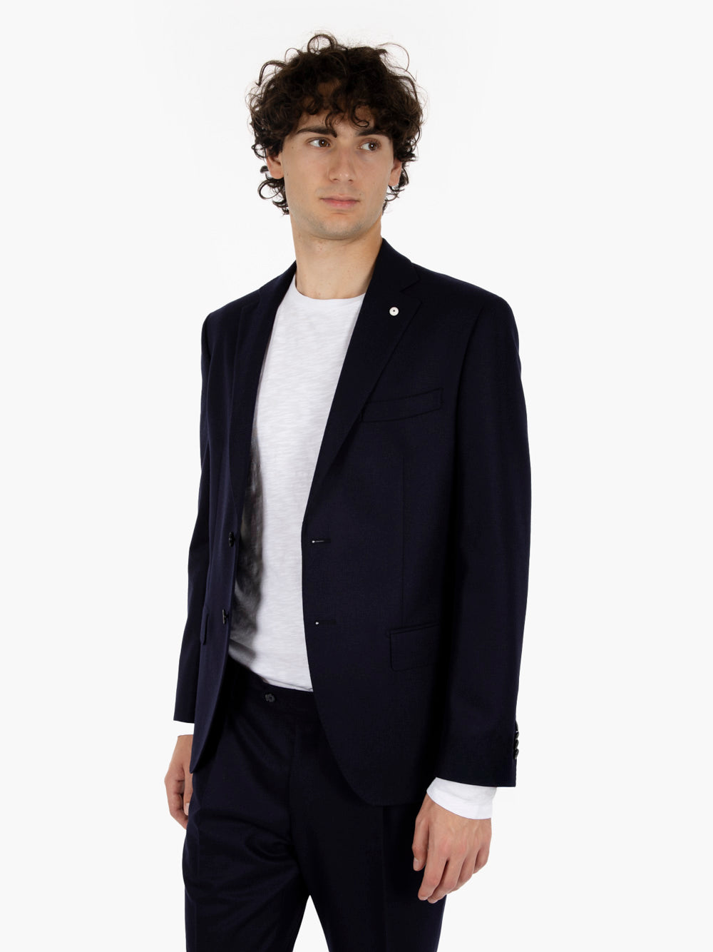 Abito in lana navy