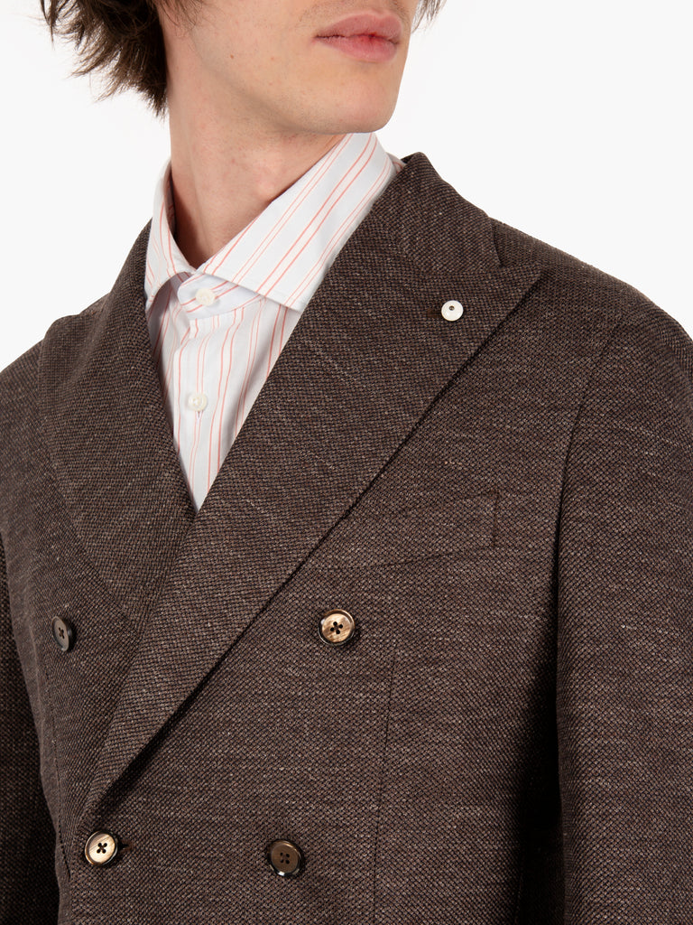 L.B.M - Blazer doppiopetto moro