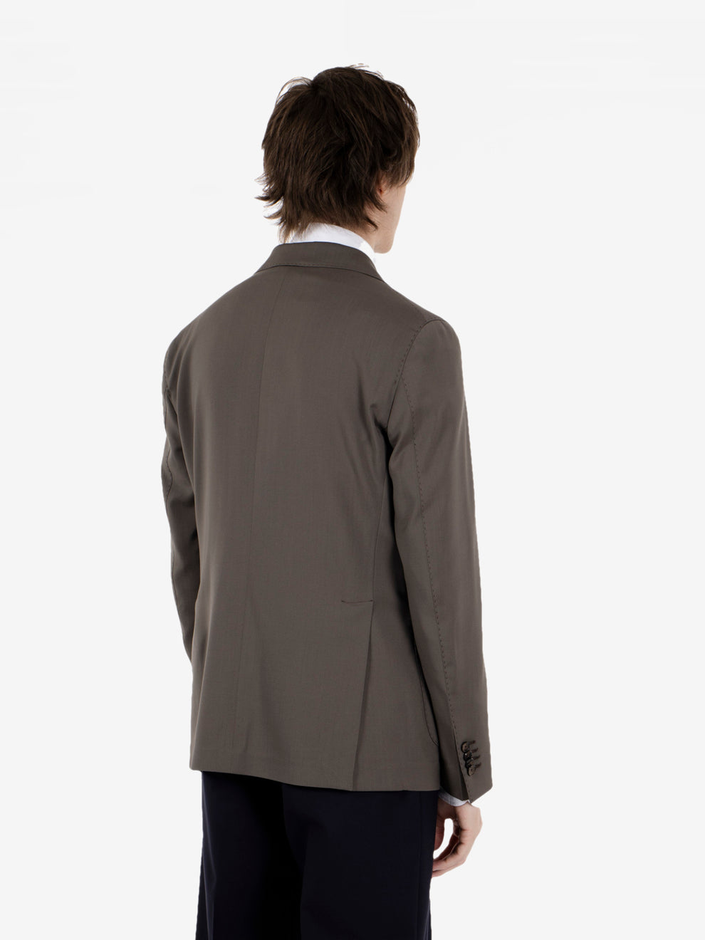 Blazer doppiopetto tortora