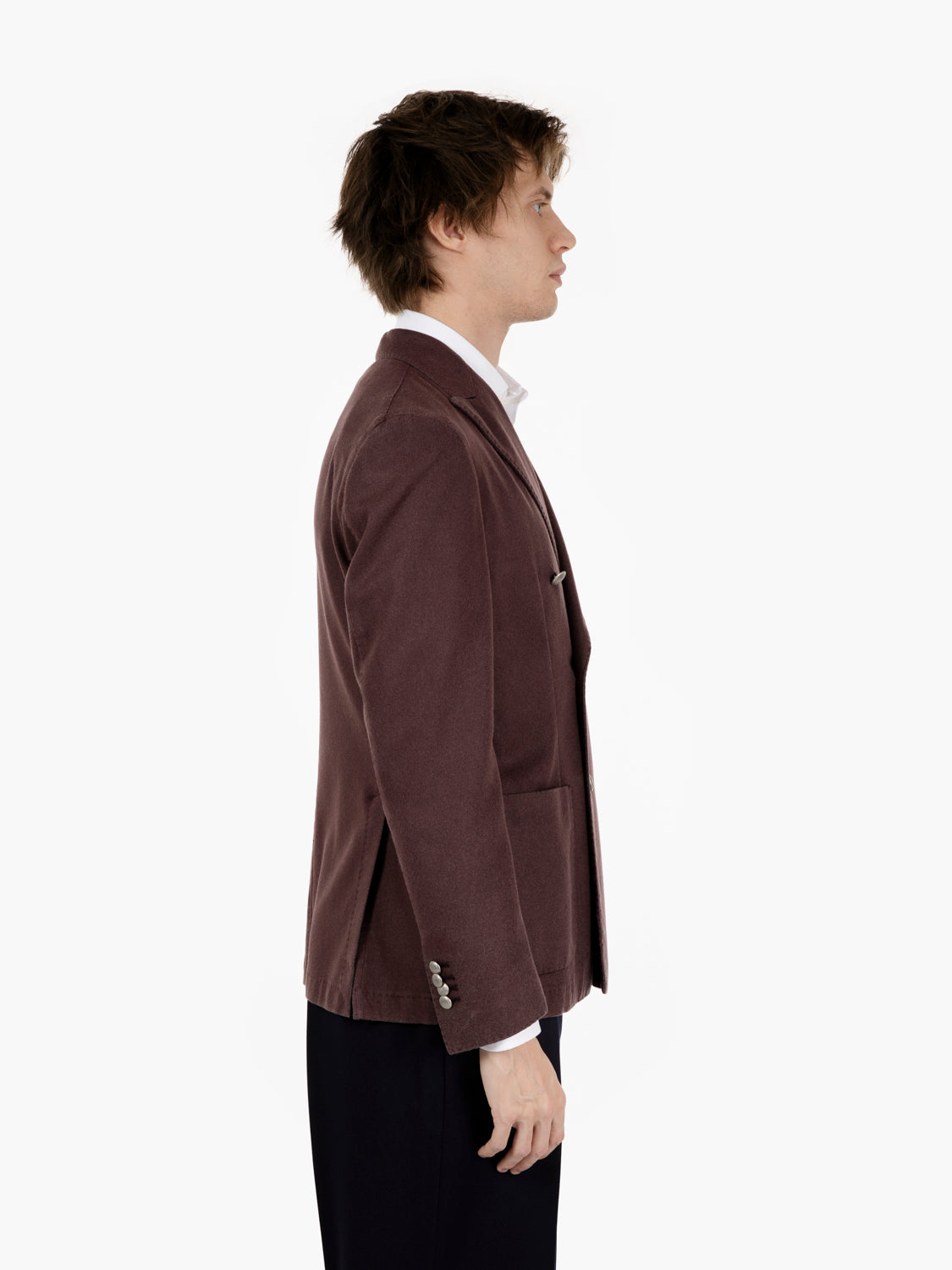 Blazer doppiopetto vinaccia