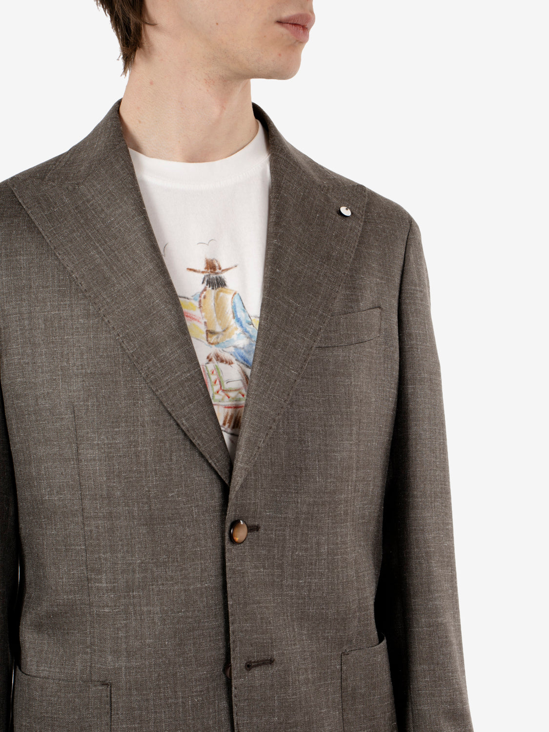 Blazer monopetto moro