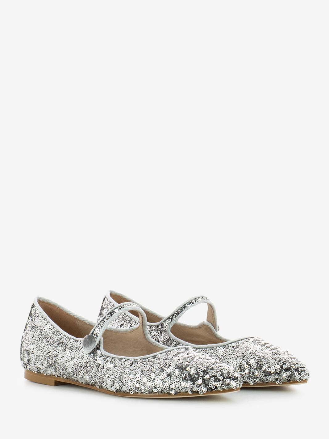 Baby ballerina Glyfa silver sequins 