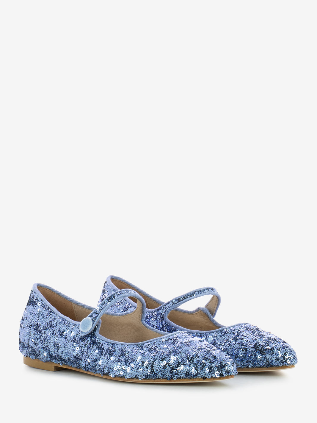 Baby ballerina Glyfa blue sequins 