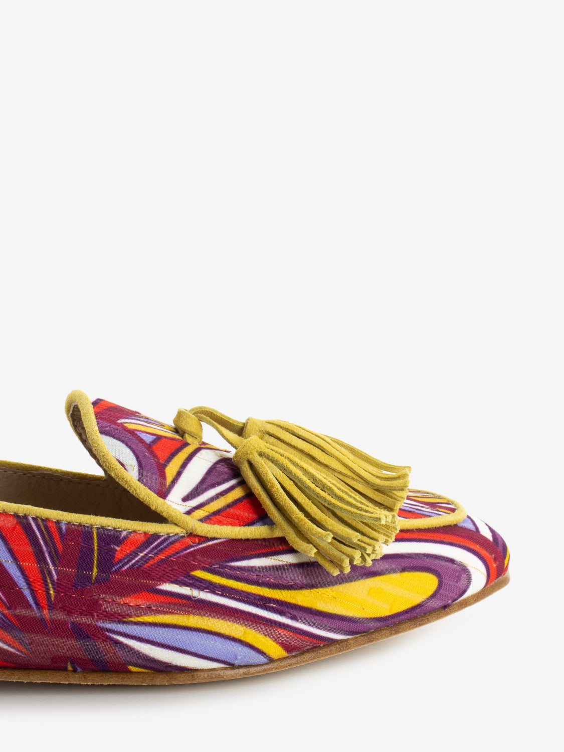 Mocassini Dune con nappine multicolor