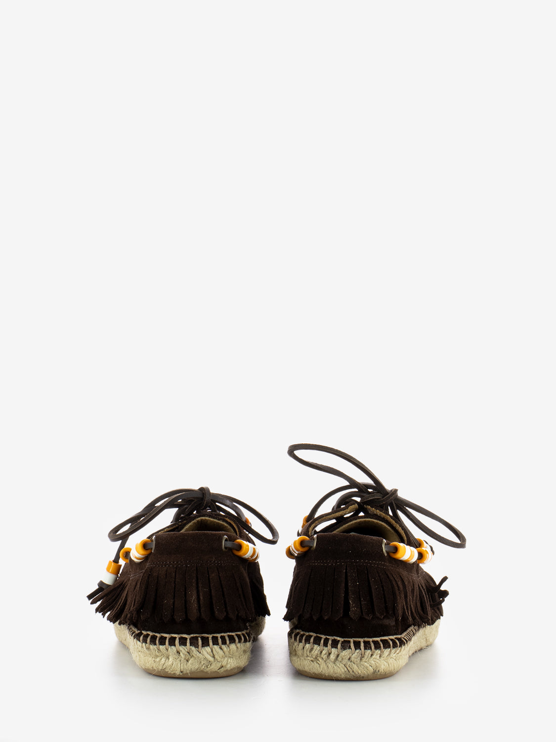 Scarpa da barca in suede marrone