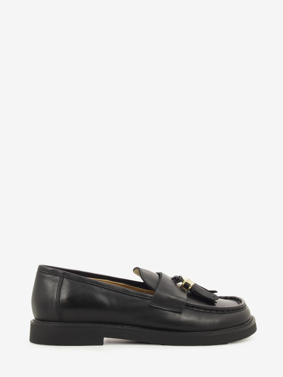 BLACK CALFSKIN LOAFER 4000_BLACK