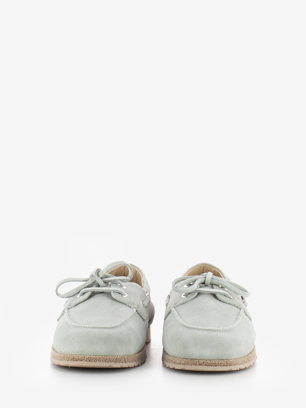 Mocassini in suede grigio