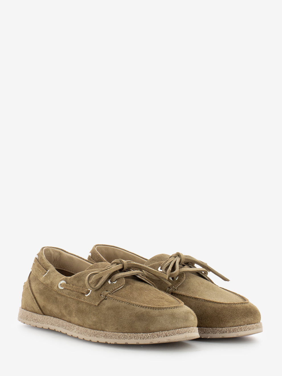 Mocassini in suede legno
