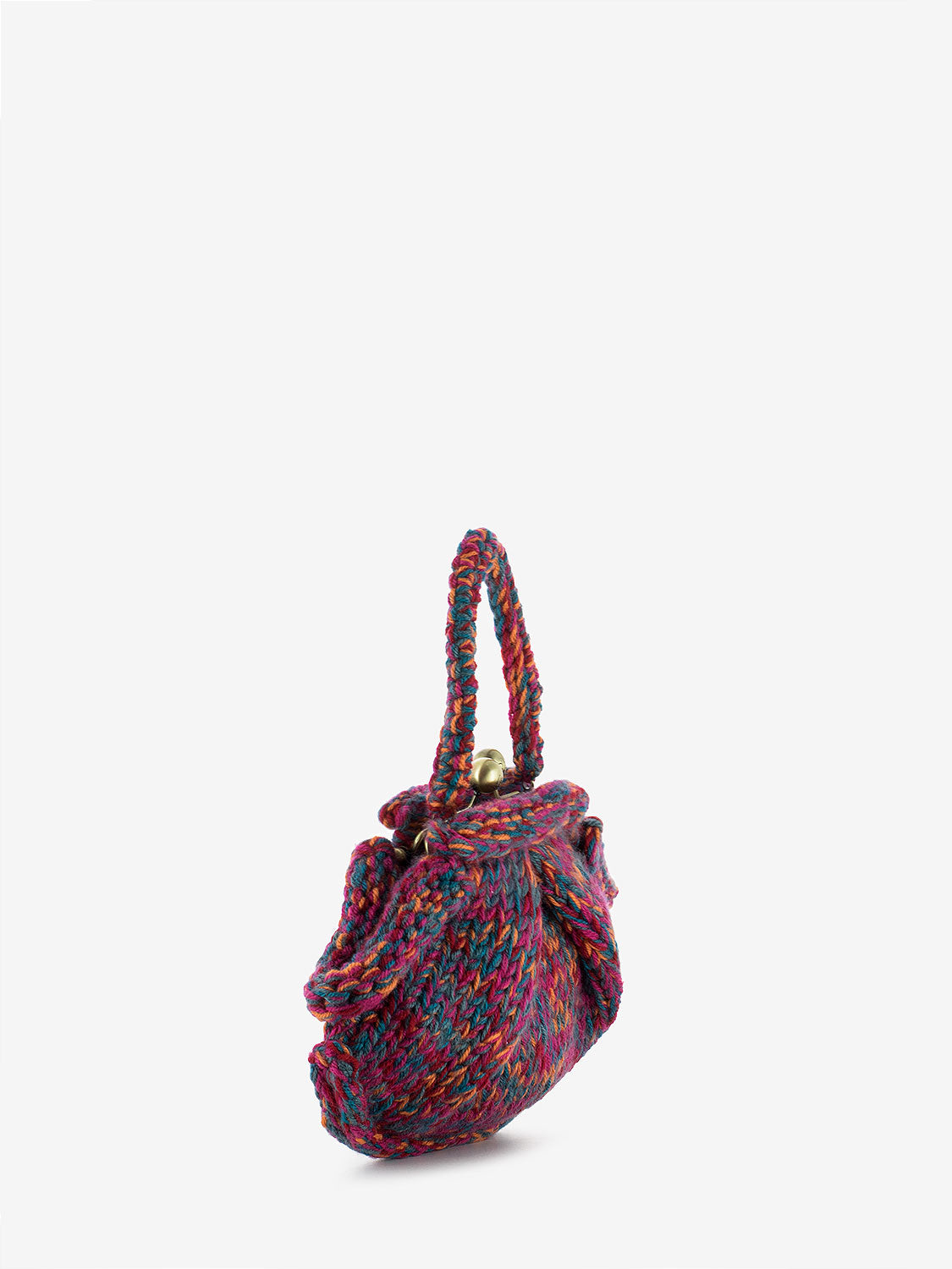 Borsa a mano uncinetto multicolor
