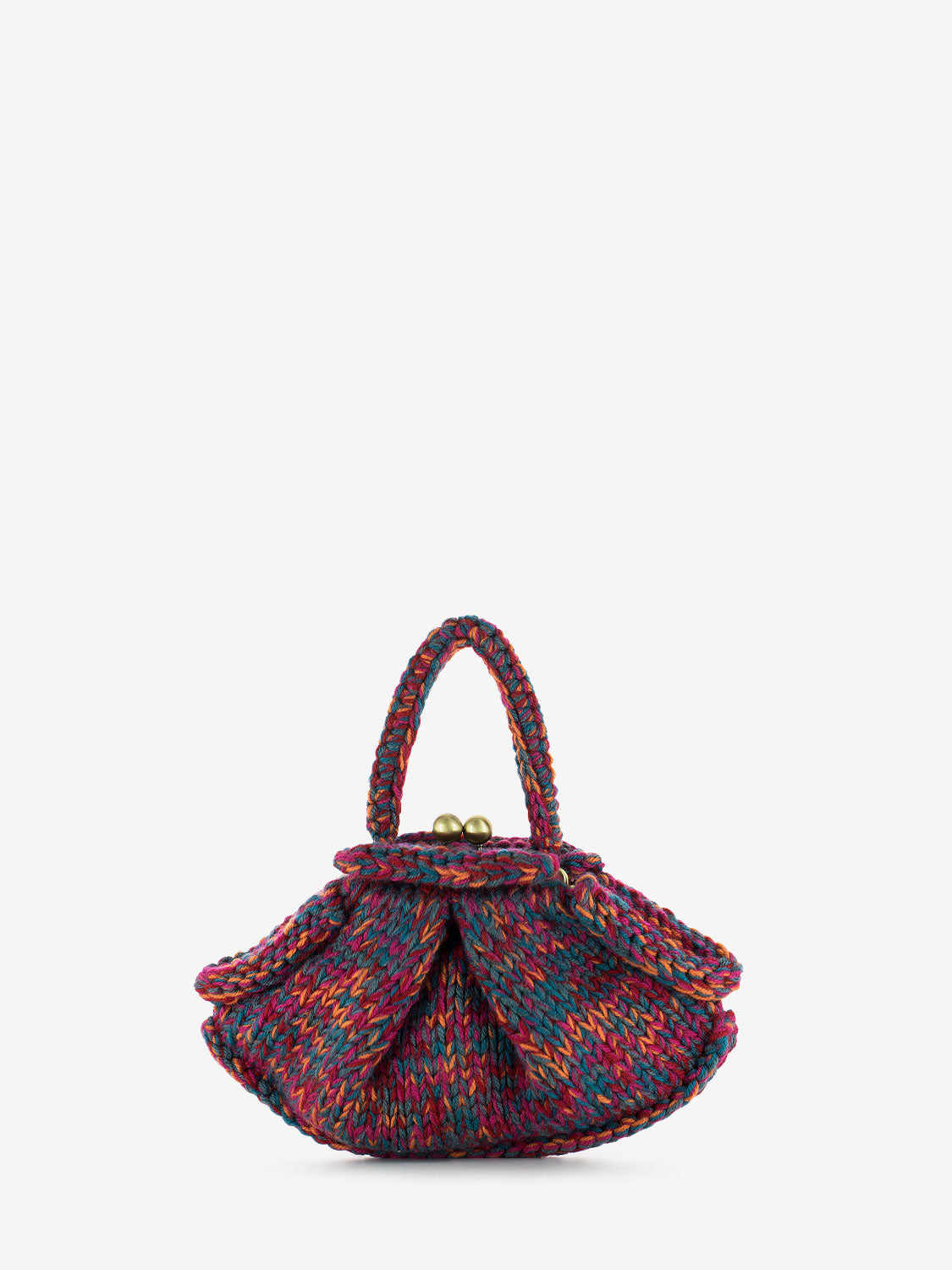 Borsa a mano uncinetto multicolor