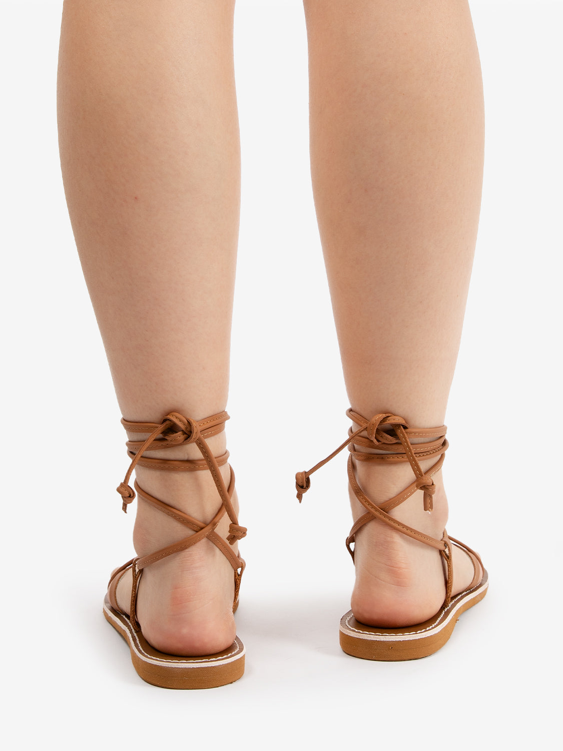 Leather calfskin flip flop sandals
