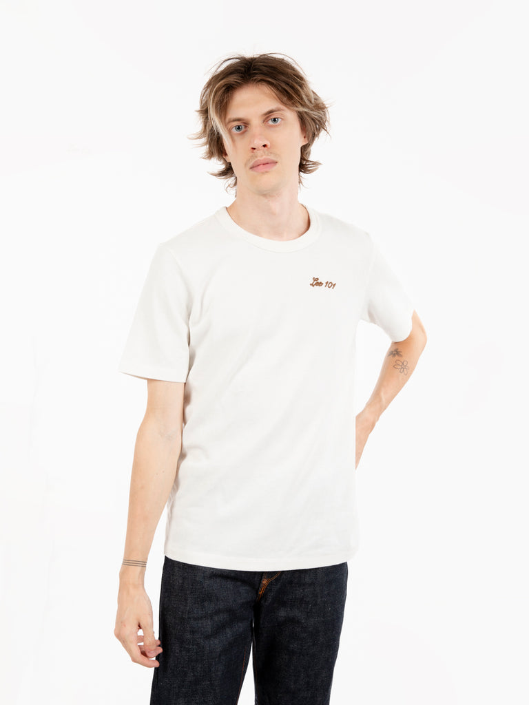 LEE - 101 Tee ecrù white