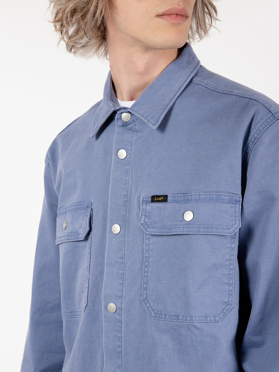 Sovracamicia workwear surf blue