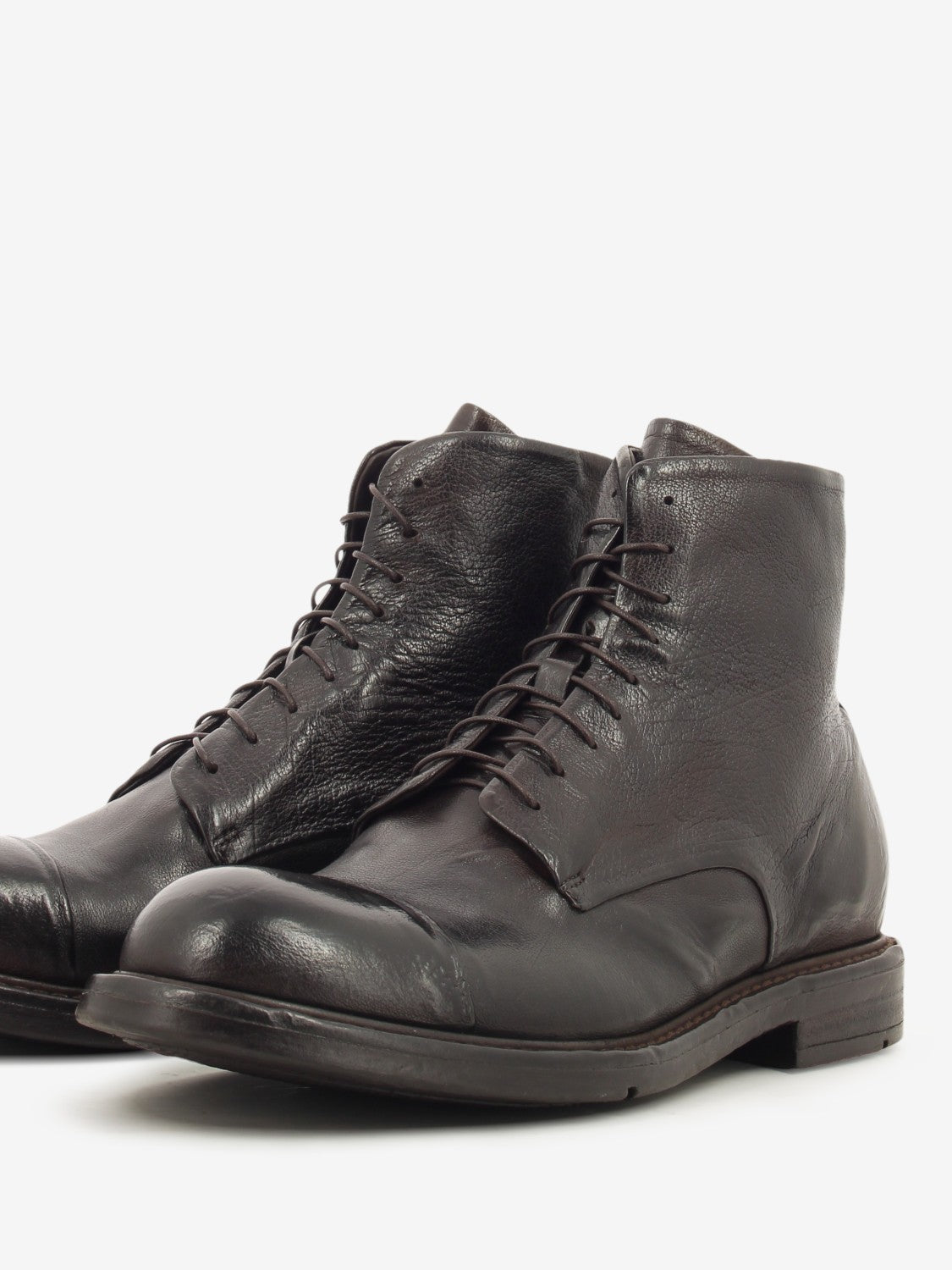 AMPHIBIOUS SHOE EBANO LEATHER IH01A_EBANO