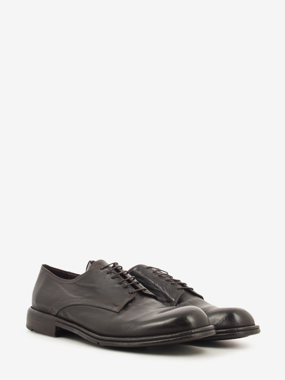 EBONY LEATHER DERBY DF24A_EBANO