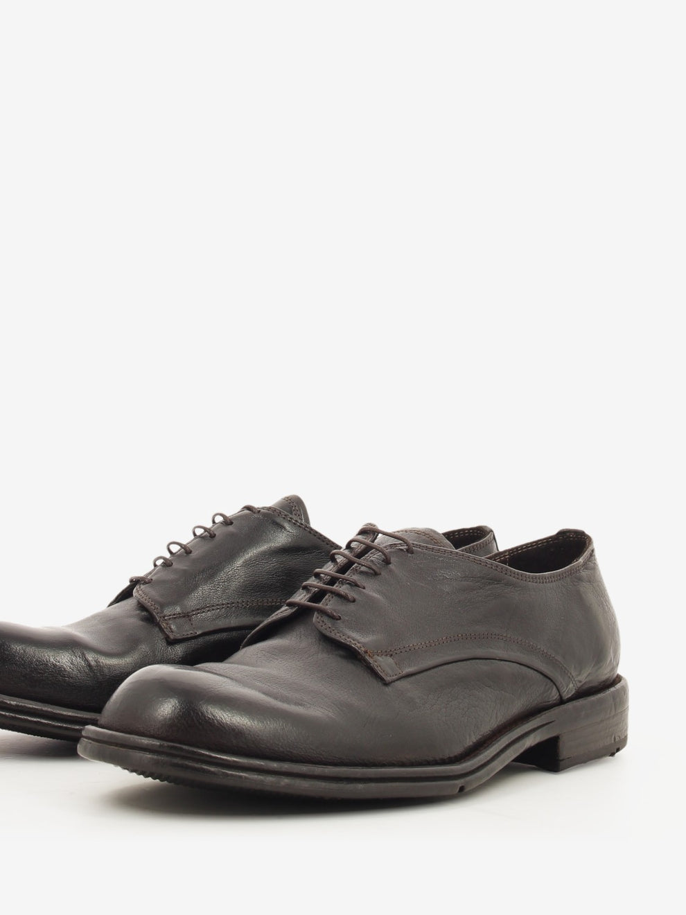 EBONY LEATHER DERBY DF24A_EBANO