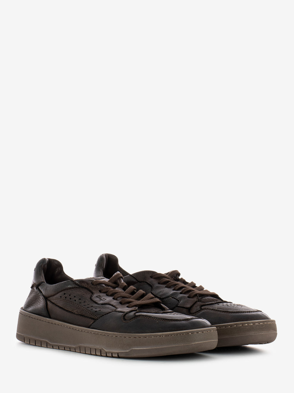 Deer Sneakers in Ebony Leather