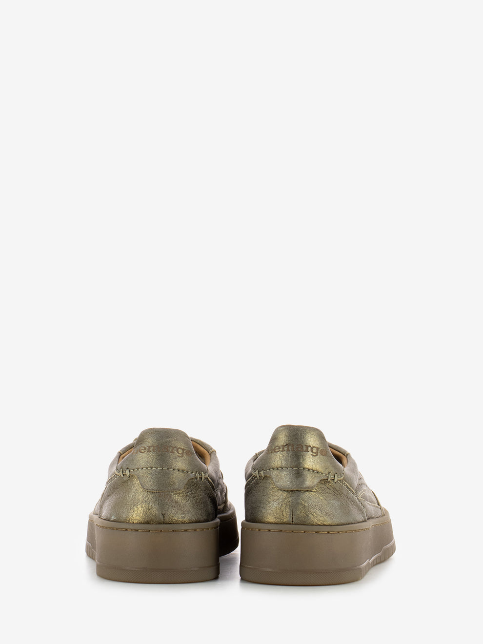 Sneakers nabuk laminato bronzo