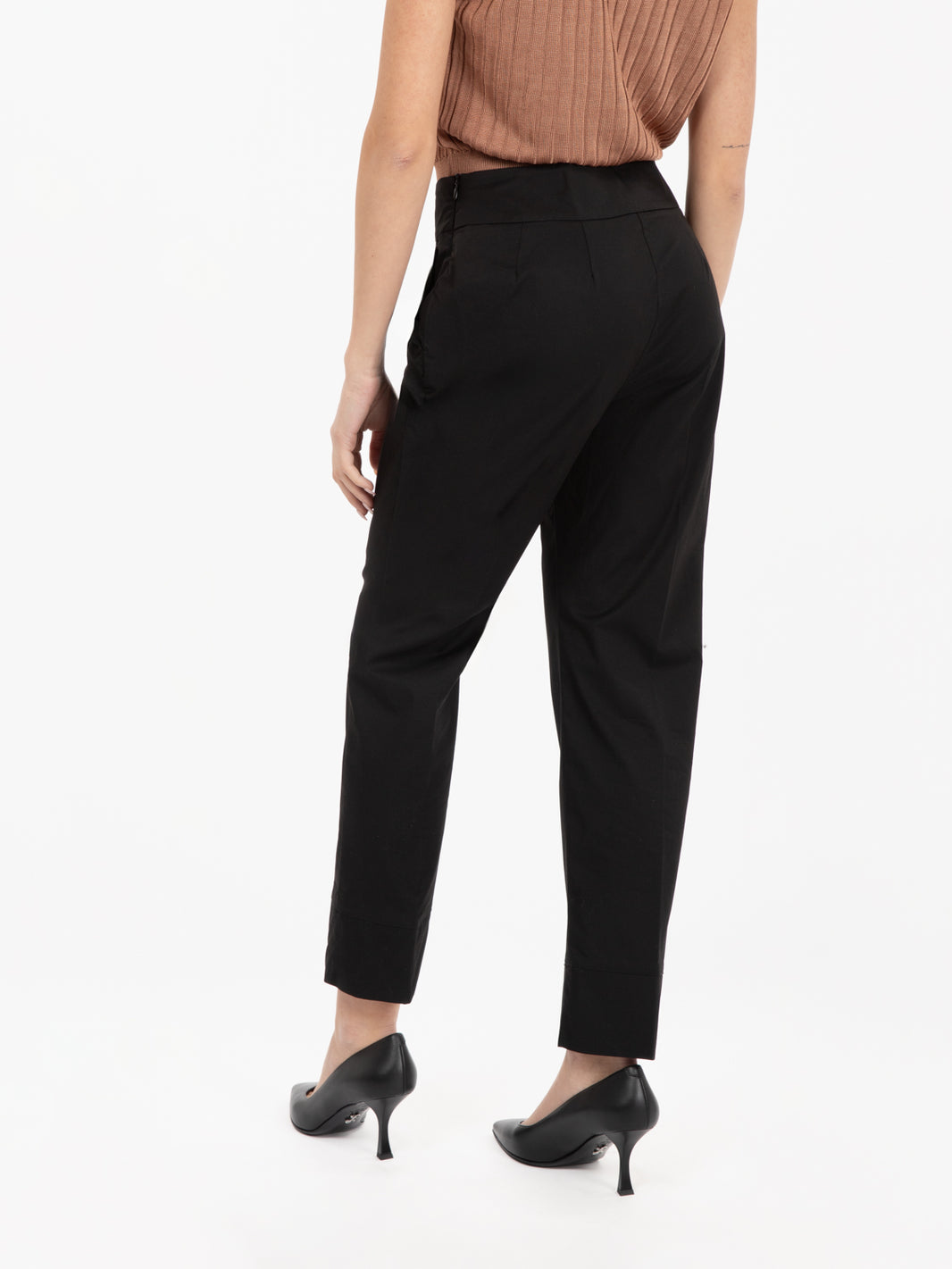 Pantalone Anna nero diamante