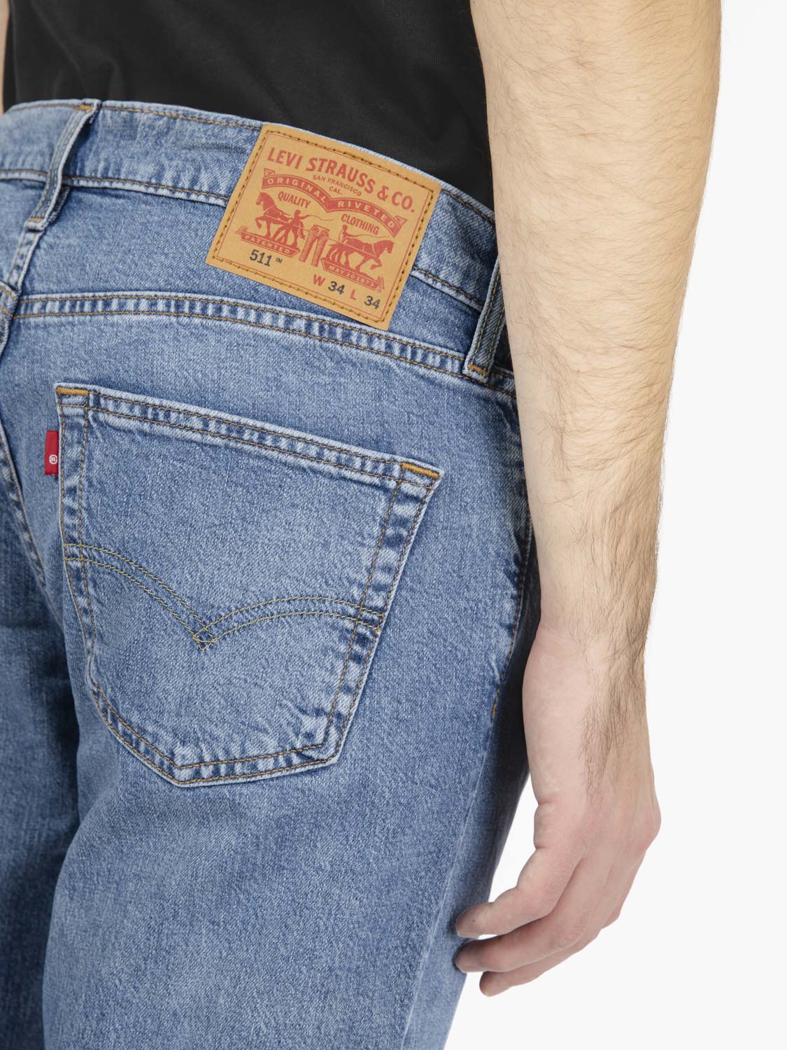 511™ slim L34 denim chiaro