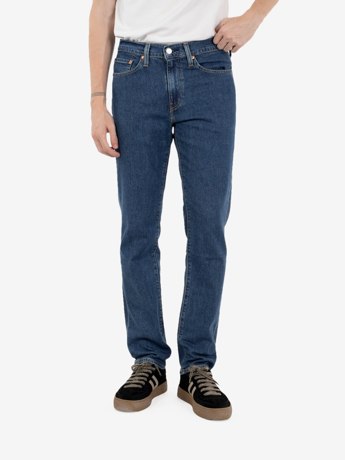 511™ Slim Laught It off med indigo