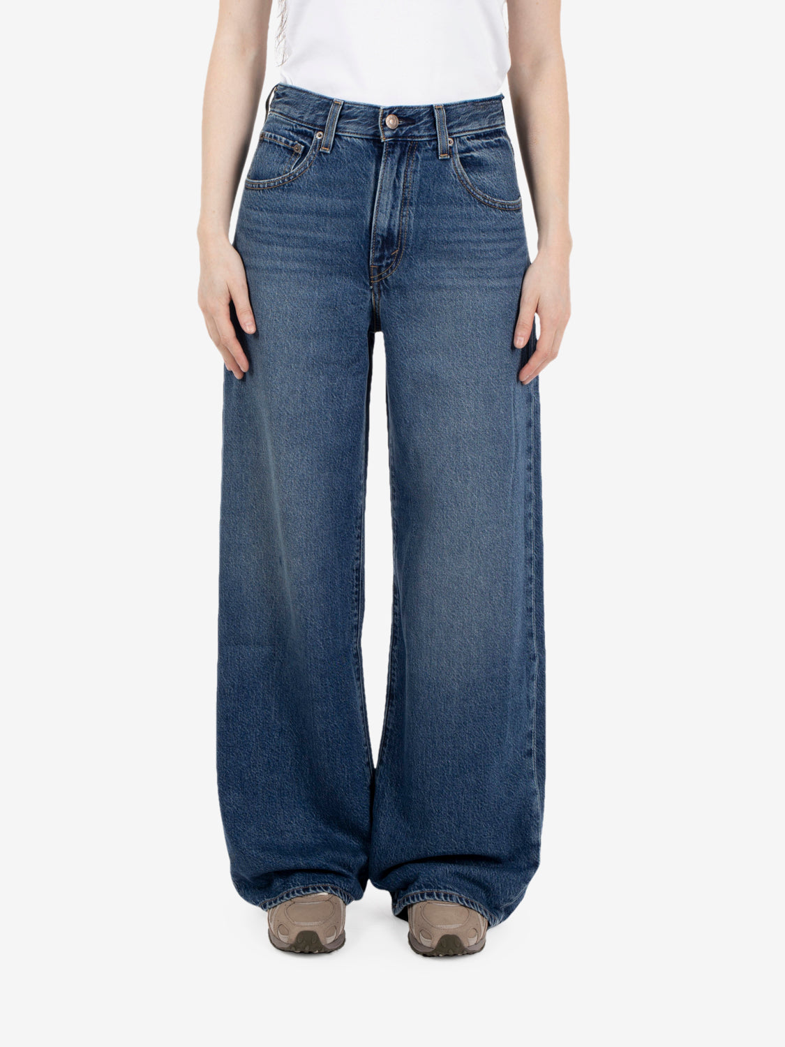 Cinch Wide Leg Pass The Parcel - blu