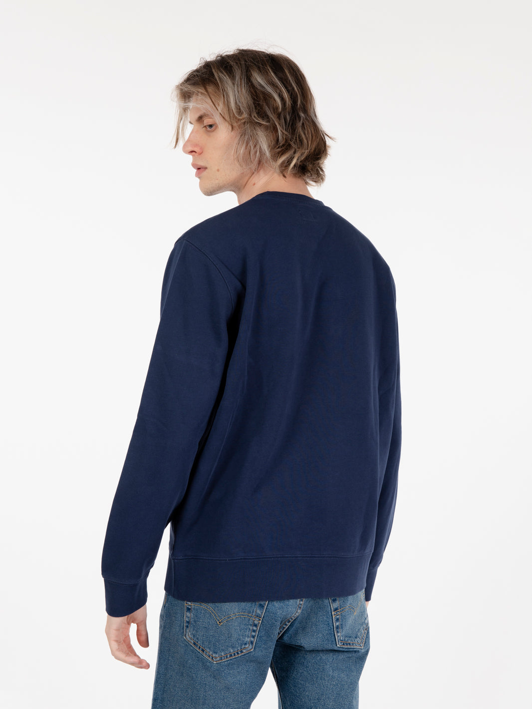 Felpa girocollo Housemark Original Blue - Blu