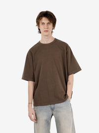 Heavyweight loose tee garment dye maitake