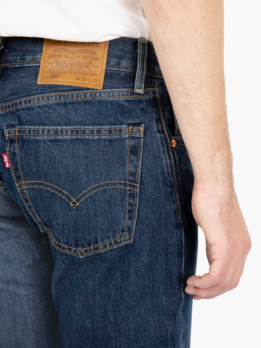 Jeans 555™ relaxed straight denim medio