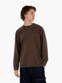 Long sleeve Authentic tee mineral brown