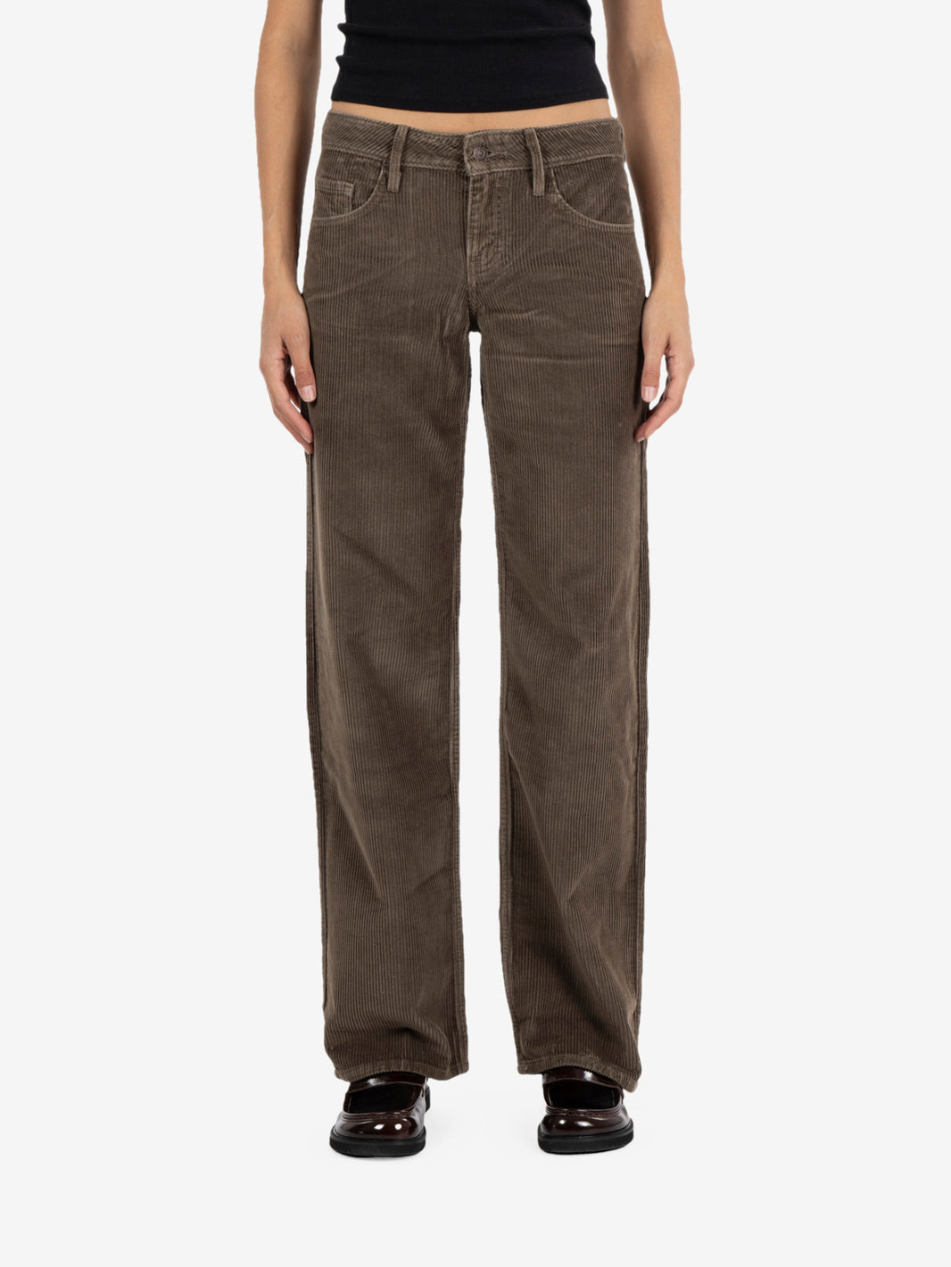 Low Loose canteen corduroy brown