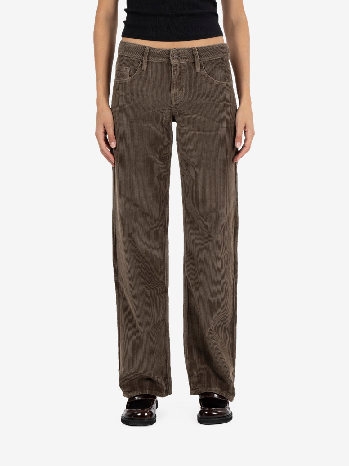 Low Loose canteen corduroy brown