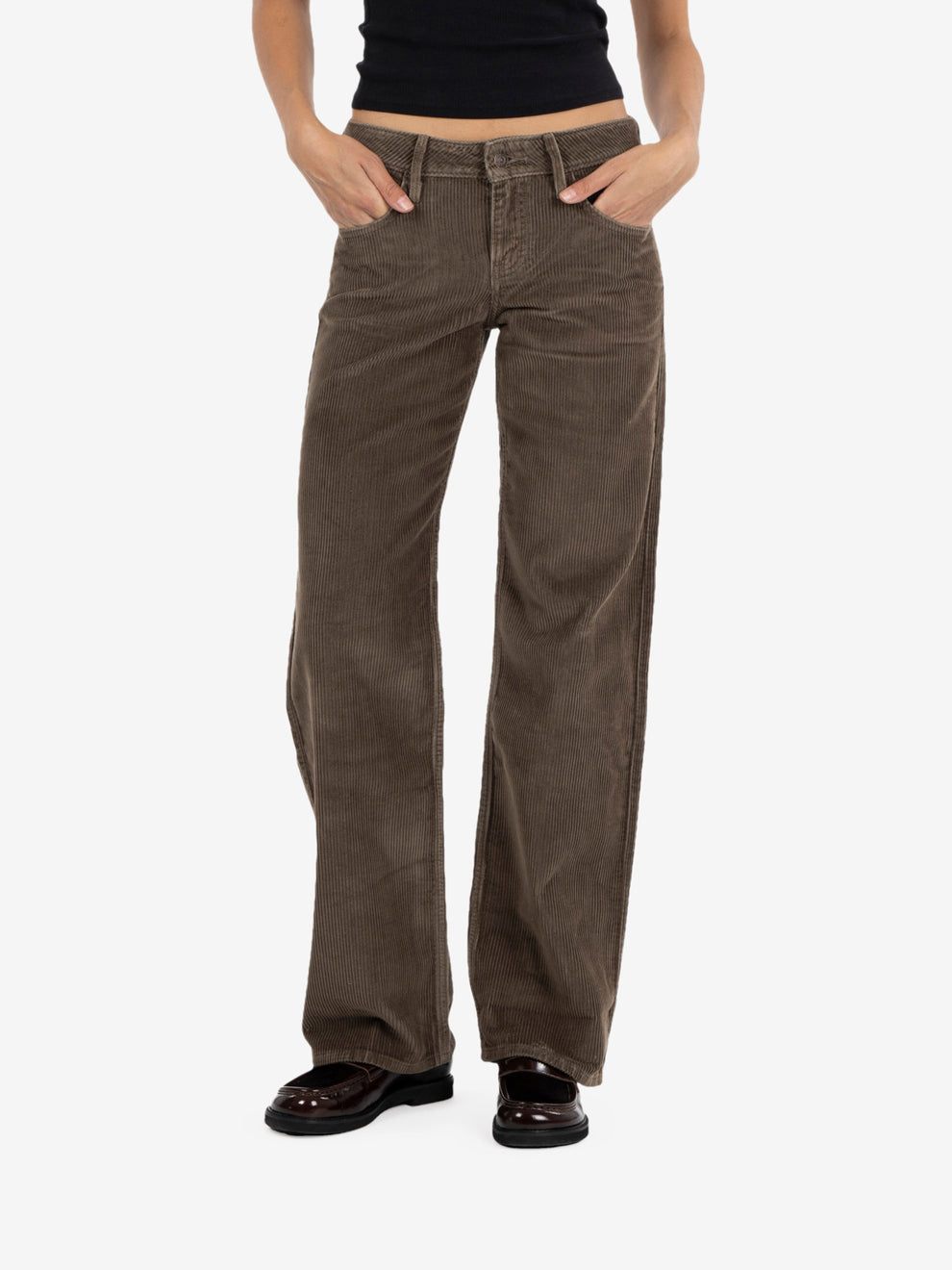 Low Loose canteen corduroy brown