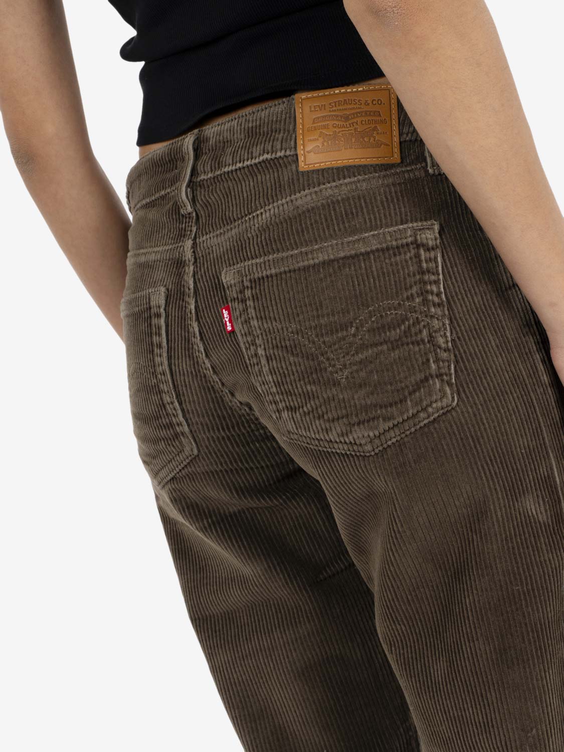 Low Loose canteen corduroy brown