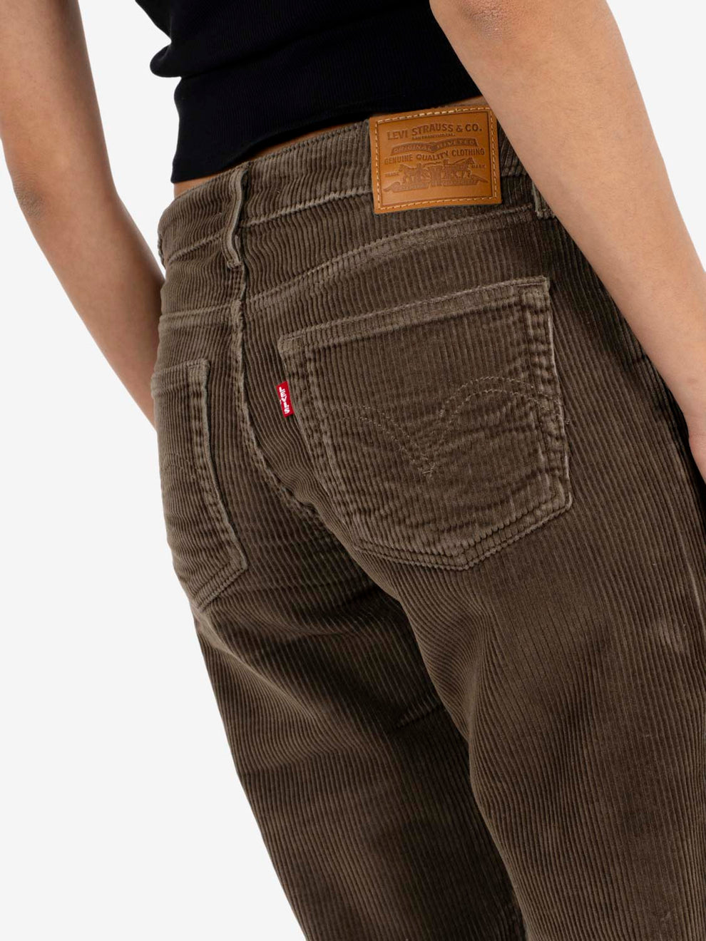 Low Loose canteen corduroy brown